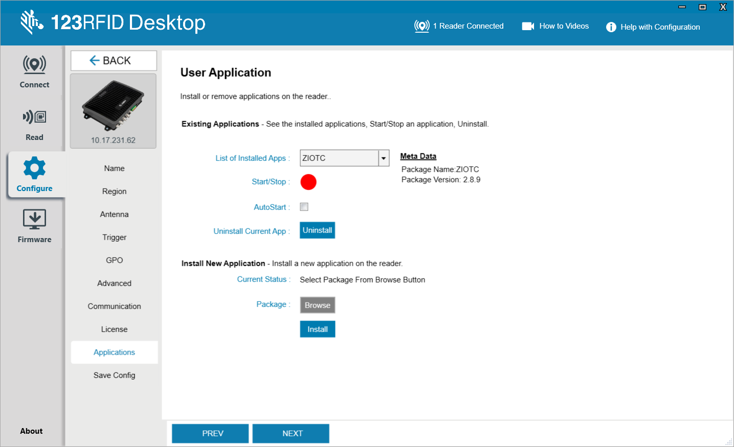 123RFID Desktop User Applications